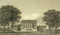 Engraving of the South Front of Castle Goring, West Sussex, England (cropped).jpg